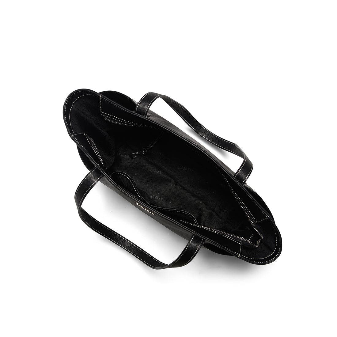 Lambert Opale - Vegan Leather Tote Bag, Alternate, color, Black