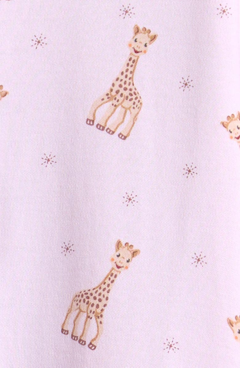 Kissy Kissy Sophie La Giraffe Convertible Pima Cotton Gown, Alternate, color, 
