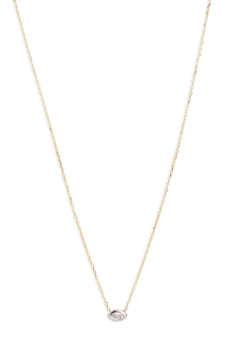 Pendant Necklace, Main, color, GOLD/ SILVER