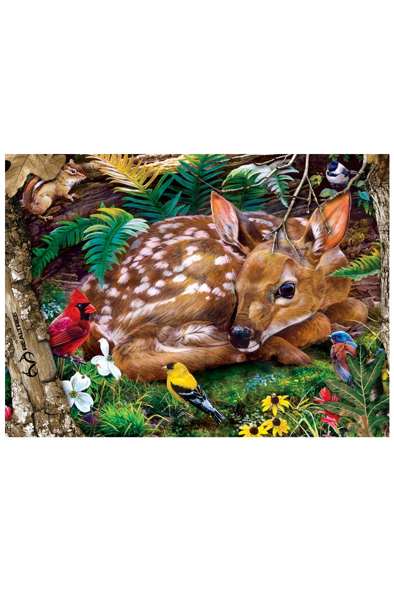 Forest Babies 100 Piece Jigsaw Puzzle, Alternate, color, Multicolor
