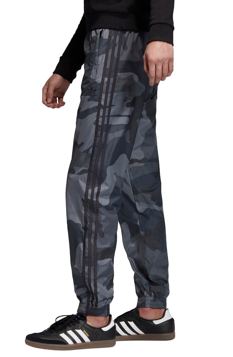 adidas Originals Camo Woven Track Pants, Alternate, color, 