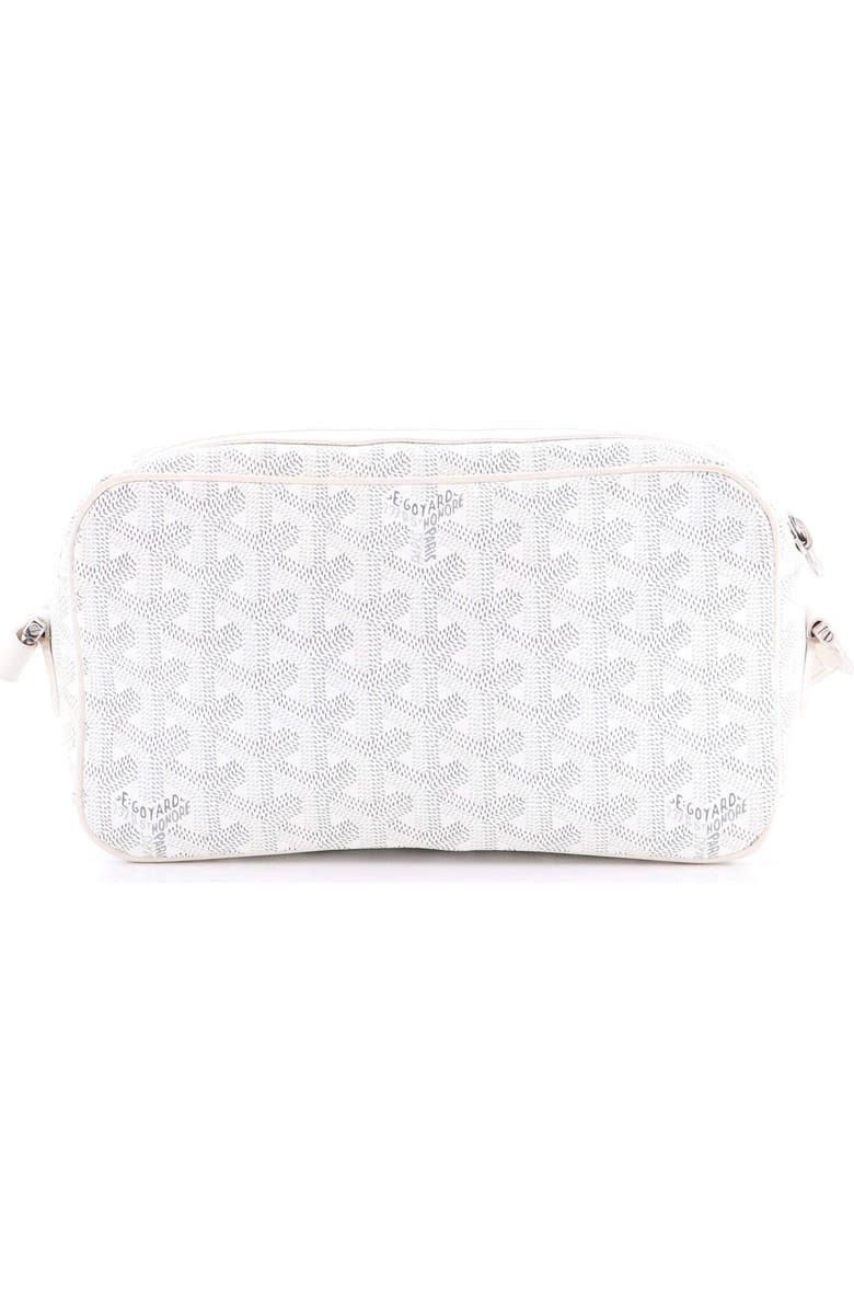 Pre-Owned Goyard Cap Vert Bag Coated Canvas, Alternate, color, White