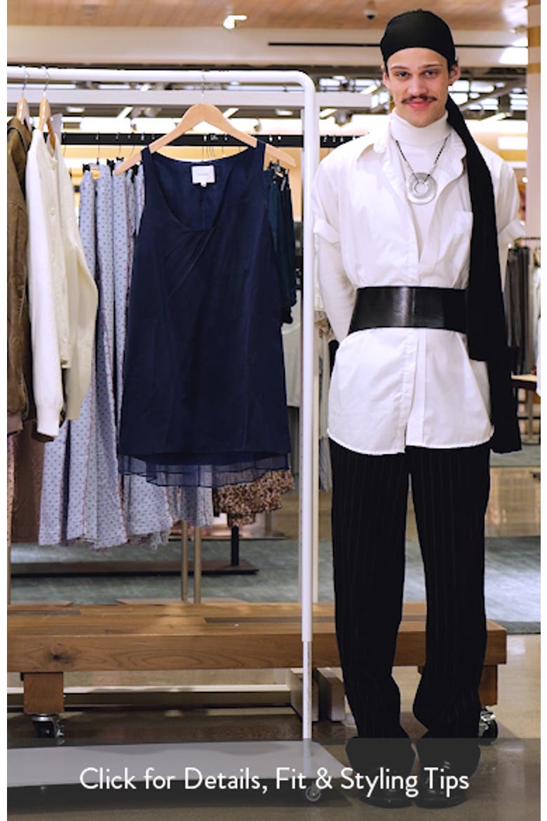 Idra Scoop Neck Silk Dress video