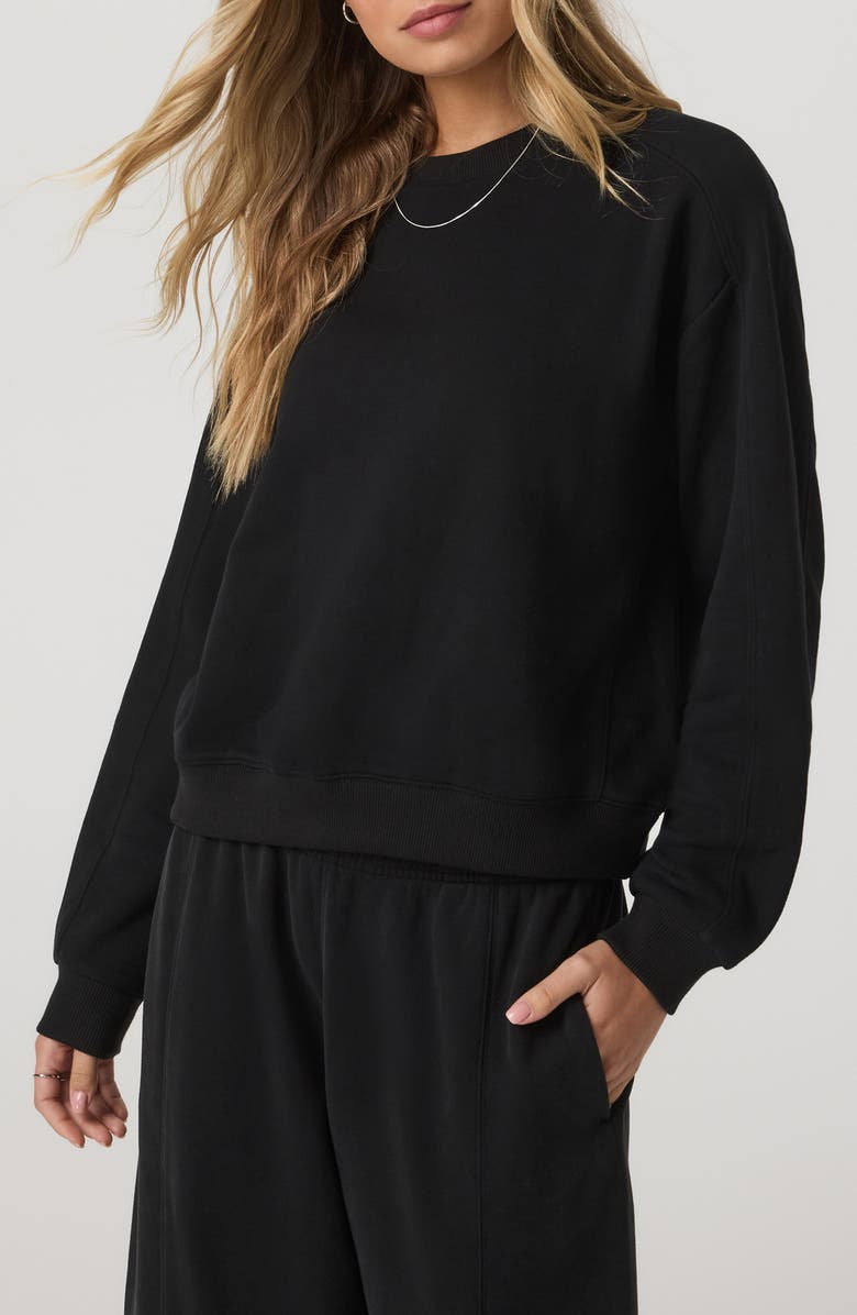 Vuori Sedona Seams Sweatshirt, Alternate, color, Black