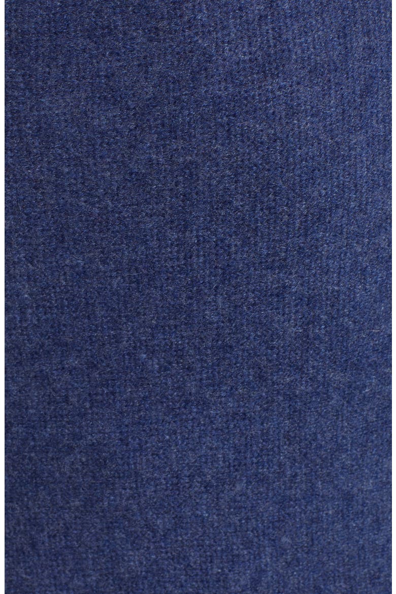 Cashmere Ruffle Wrap, Alternate, color, BLUE CAPTAIN HEATHER