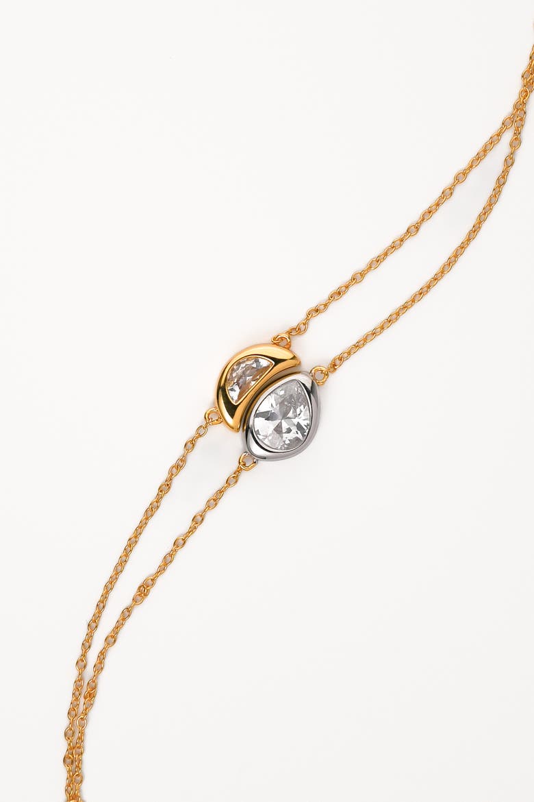 Yin-Yang Bracelet, Main, color, Two Tone