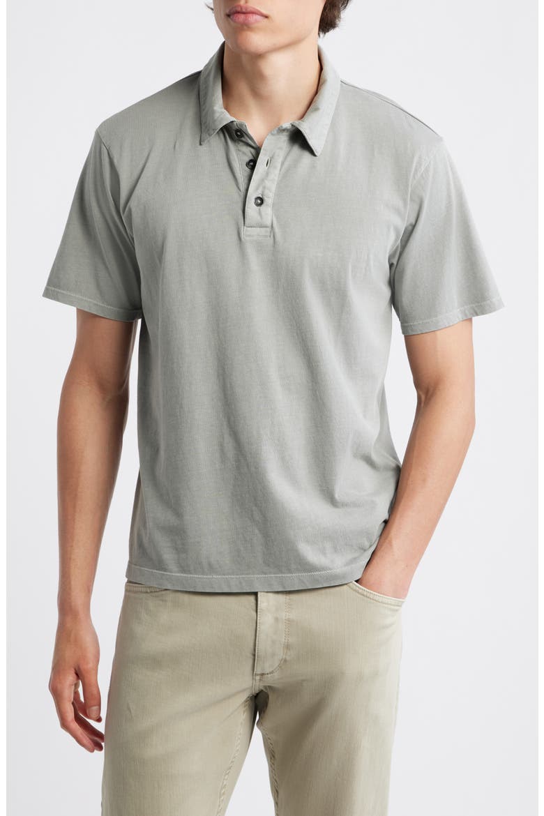 Garment Dye Polo, Main, color, MIST GREEN