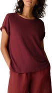 Eileen Fisher Organic Linen Crewneck T-Shirt