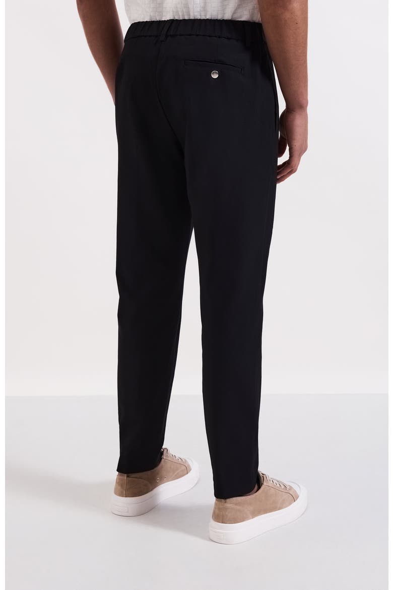 Aster Tailored Stretch Slim Leg Trousers, Alternate, color, Black