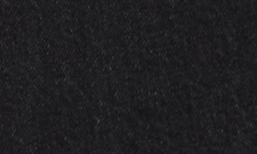 Derek Lam 10 Crosby Frankie Ultra High Waist Slit Hem Straight Leg Jeans In Black