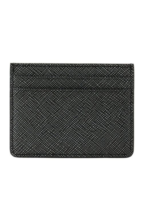 Sandro Synthetic Leather Cardholder In Graphites