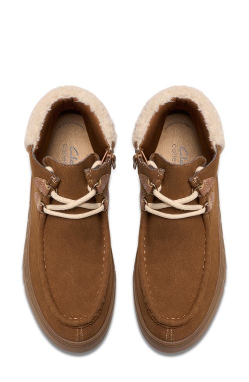 Clarks Women's Mykah Izzy Cozy Lace-up Booties In Brown
