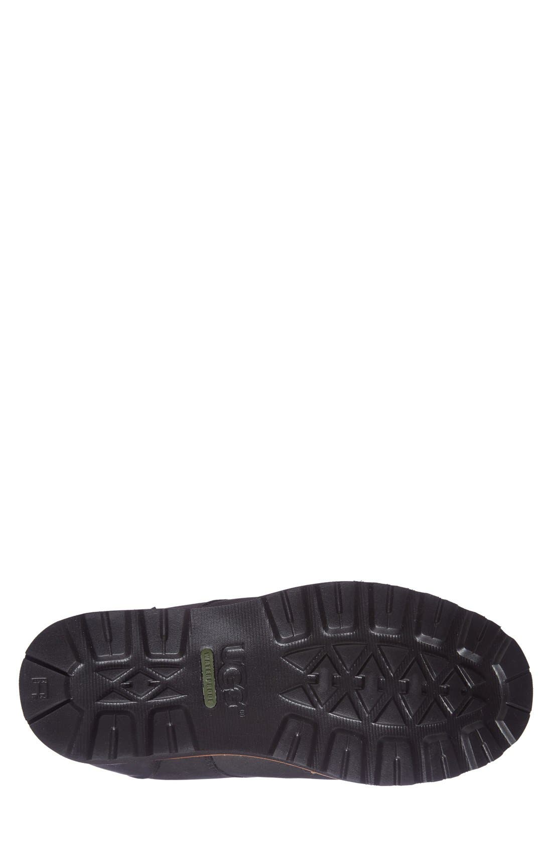 UGG<sup>®</sup> Hannen Plain Toe Waterproof Boot with Genuine Shearling, Alternate, color, 