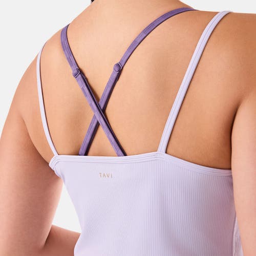 Tavi Pace Rib Tank In White