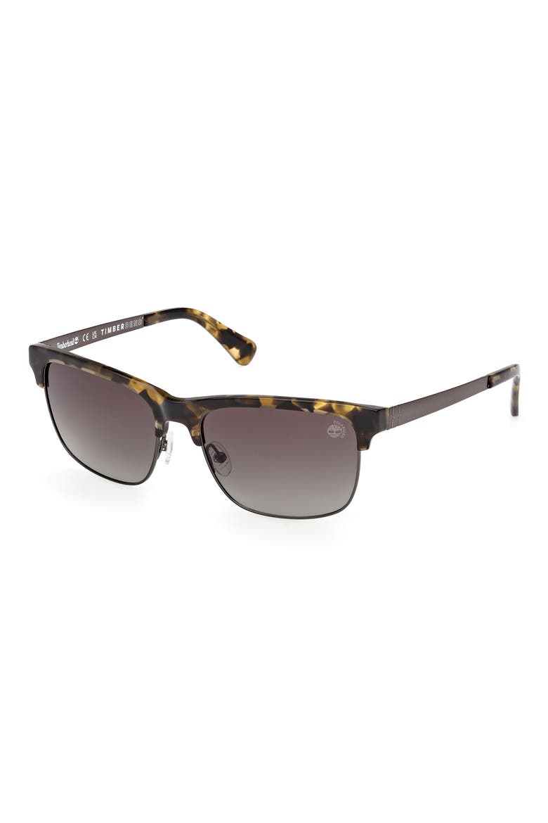 60mm Sunglasses, Alternate, color, COLOURED HAVANA / SMOKE