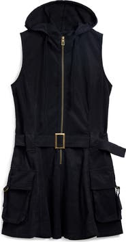 Desigual Hooded Sleeveless Minidress