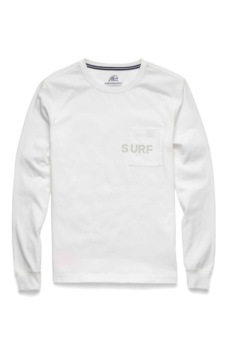 Surfside Supply Co. Chris Surf Tee, Main, color, White