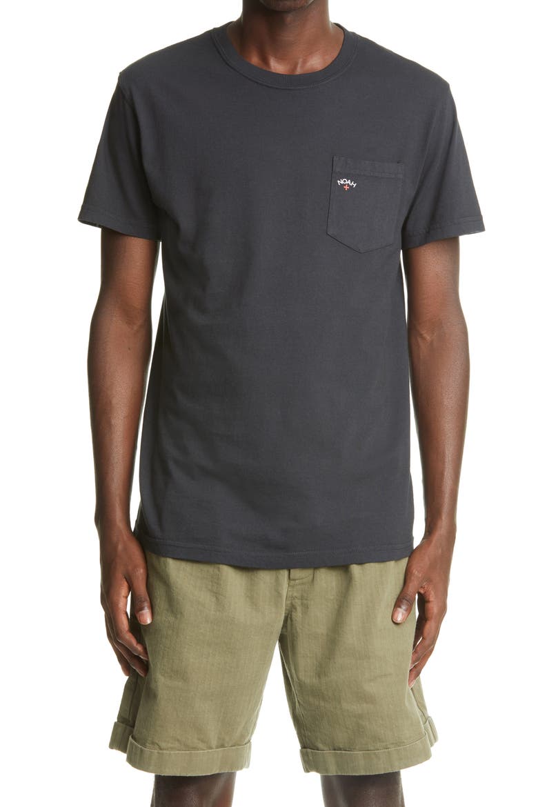 Core Logo Pocket T-Shirt, Alternate, color, BLACK