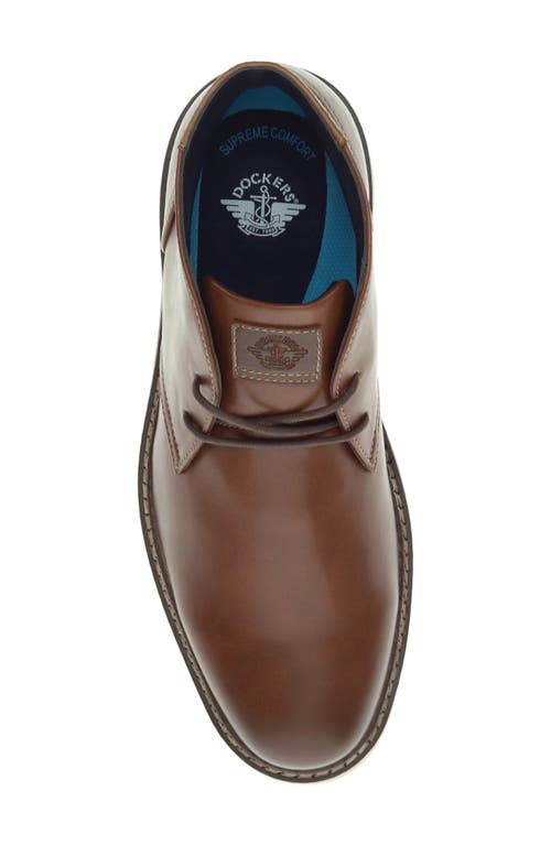 Dockers Mens Esmond Dress Casual Lace Up Ankle Boot In Cognac