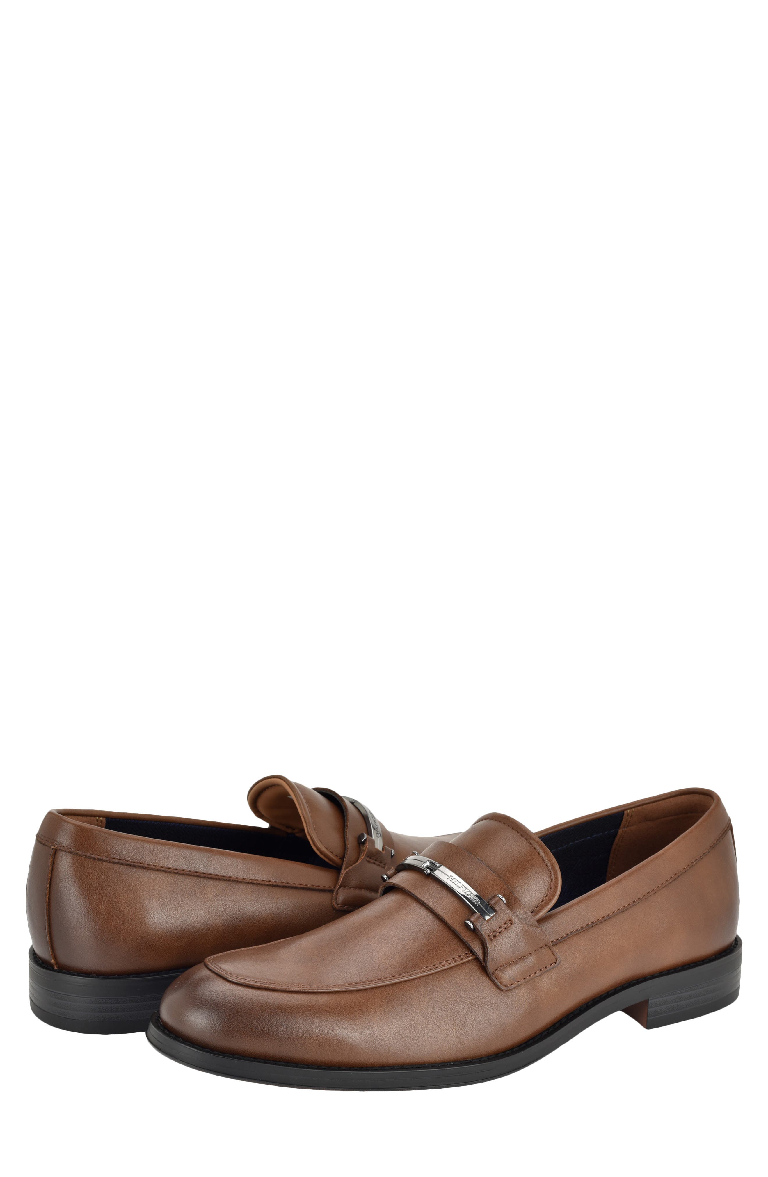 Jonnty Faux Leather Bit Loafer, Alternate, color, LIGHT BROWN