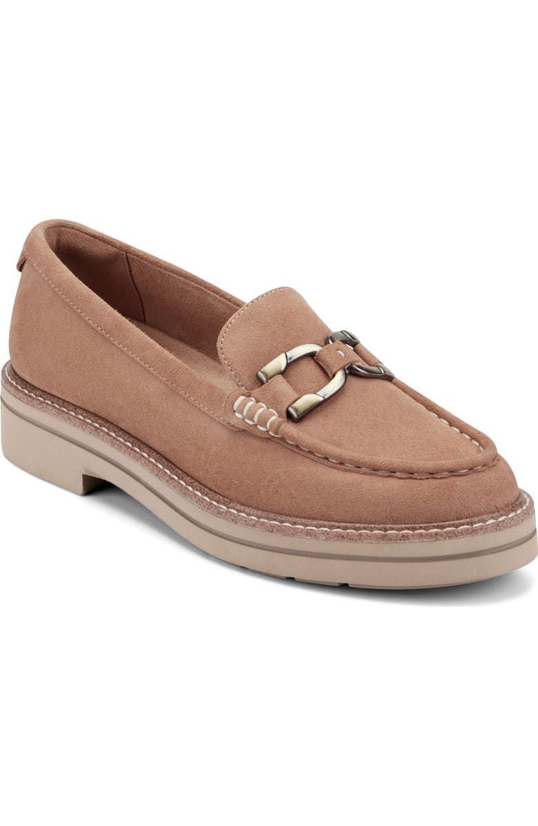 Easy Spirit Sezaira Loafer, Main, color, Medium Brown