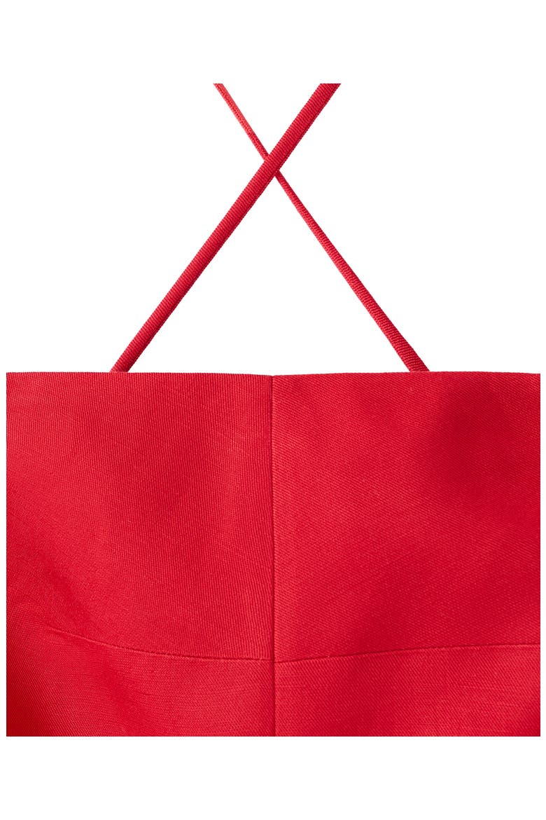 Open Back Crop Jumpsuit, Alternate, color, RED