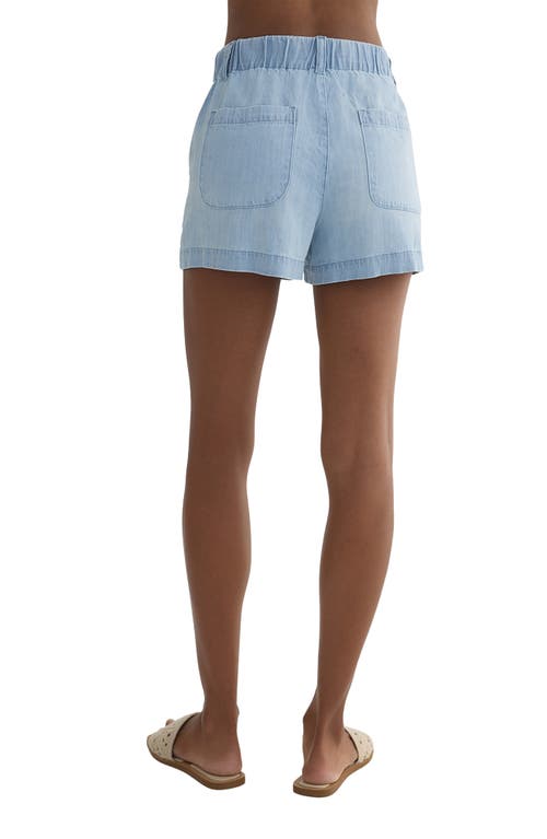Bella Dahl Elle Playa Denim Shorts In Coastal Capri Wash