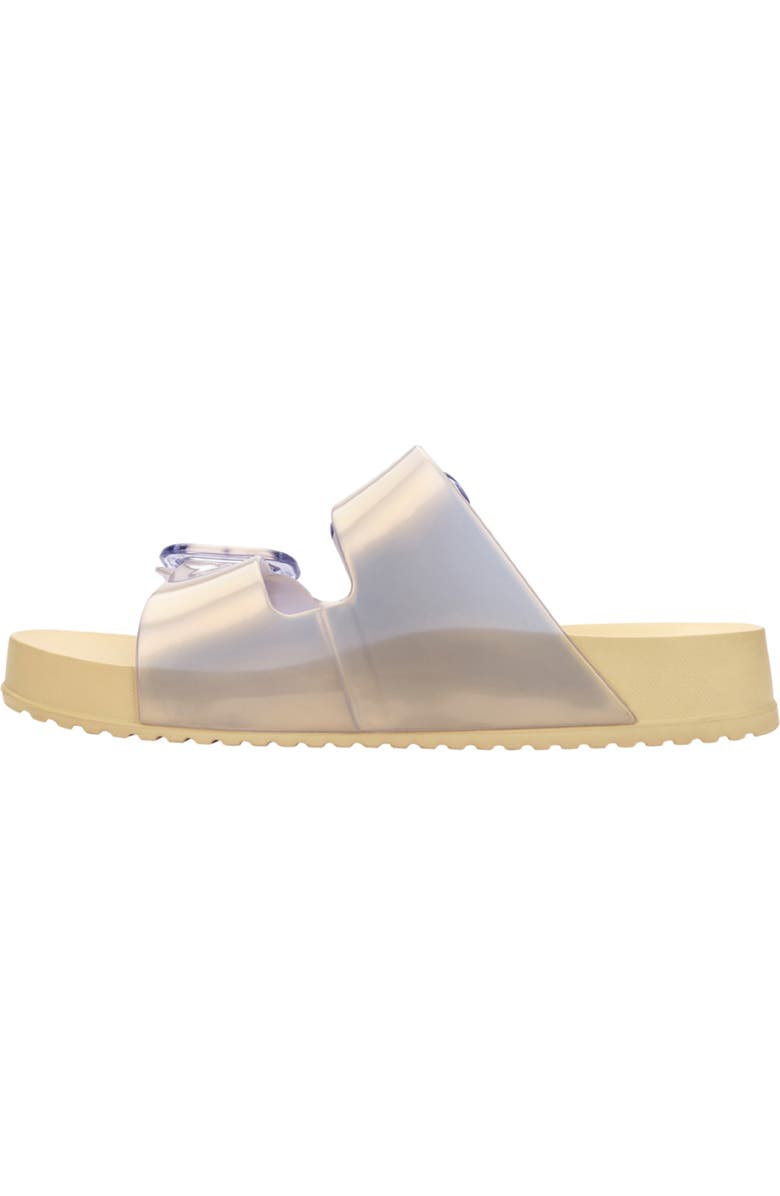 Melissa Cozy Buckle Slide Sandal, Alternate, color, Pearly Yellow