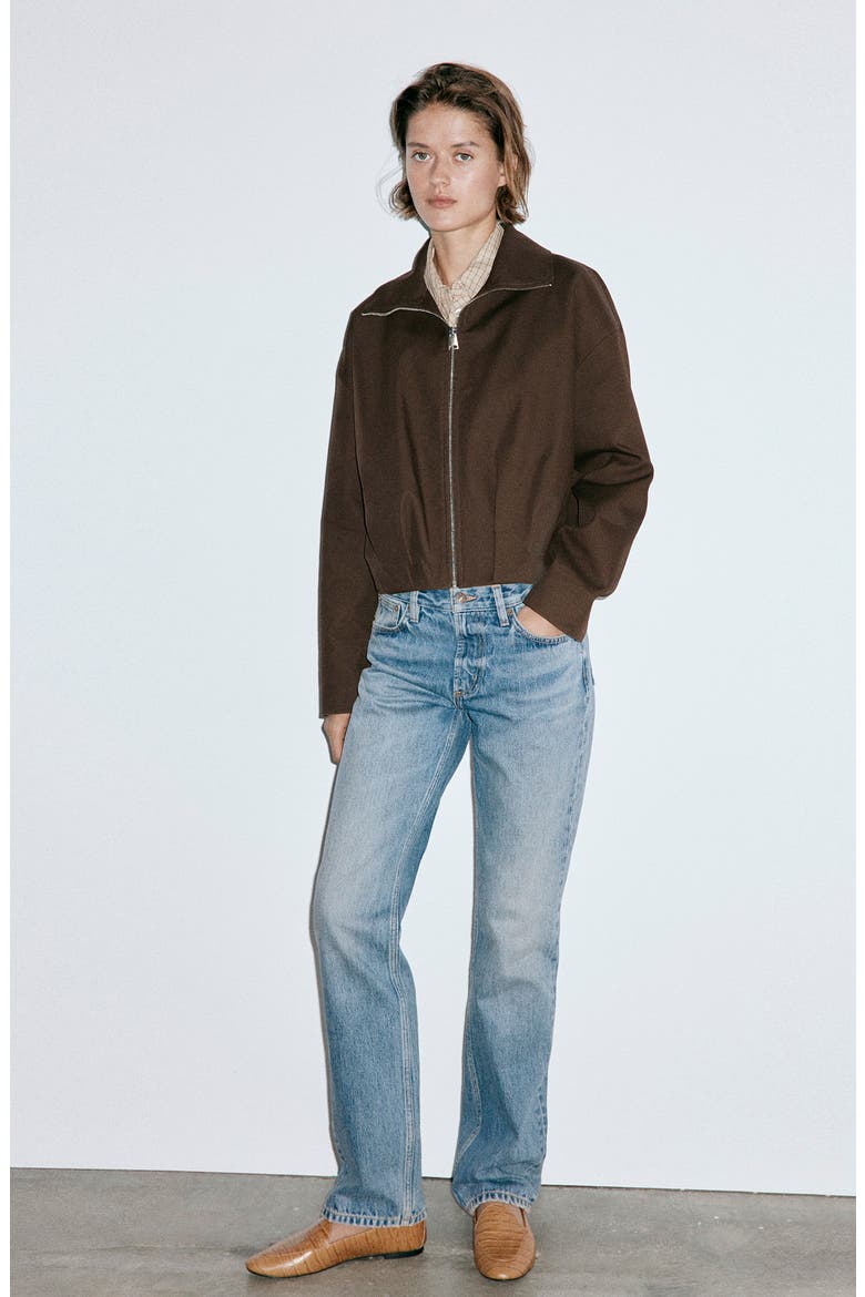Mid Rise Straight Leg Jeans, Alternate, color, MEDIUM BLUE