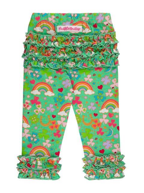 Toddler Girls Ruffle Leggings with Signature Rear Ruffles