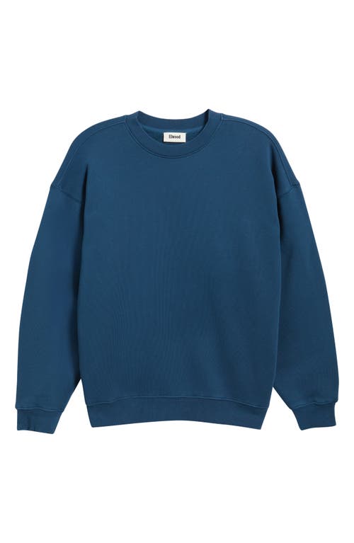 Elwood Core Oversize Crewneck Sweatshirt In Blue