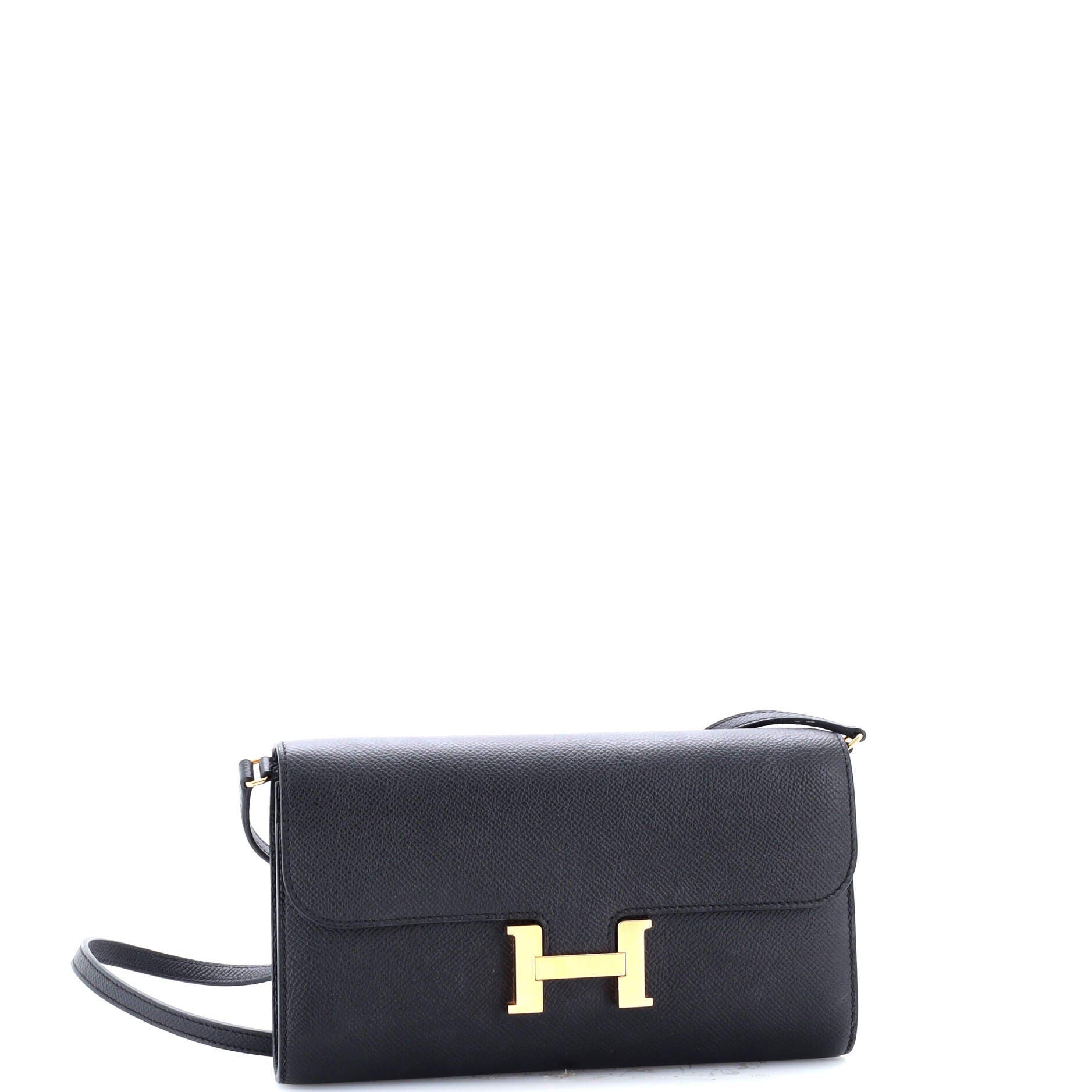 Pre-Owned Hermes Constance To Go Wallet Epsom, Alternate, color, 