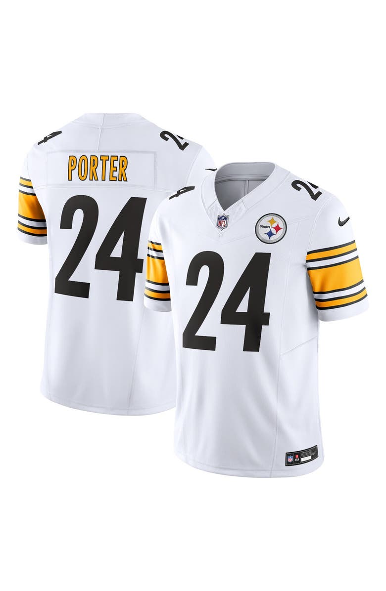 Nike Men's Nike Joey Porter Jr. White Pittsburgh Steelers Vapor F.U.S.E. Limited Jersey, Main, color, White