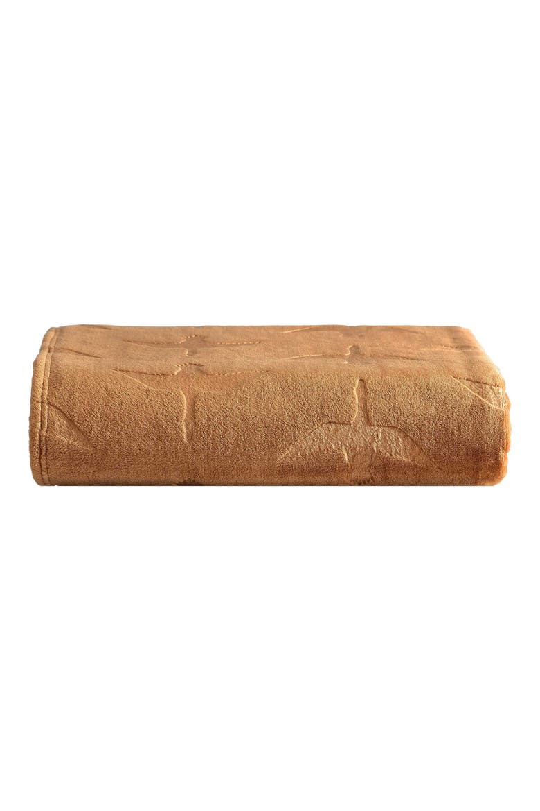 Geese Throw Blanket, Main, color, BROWN
