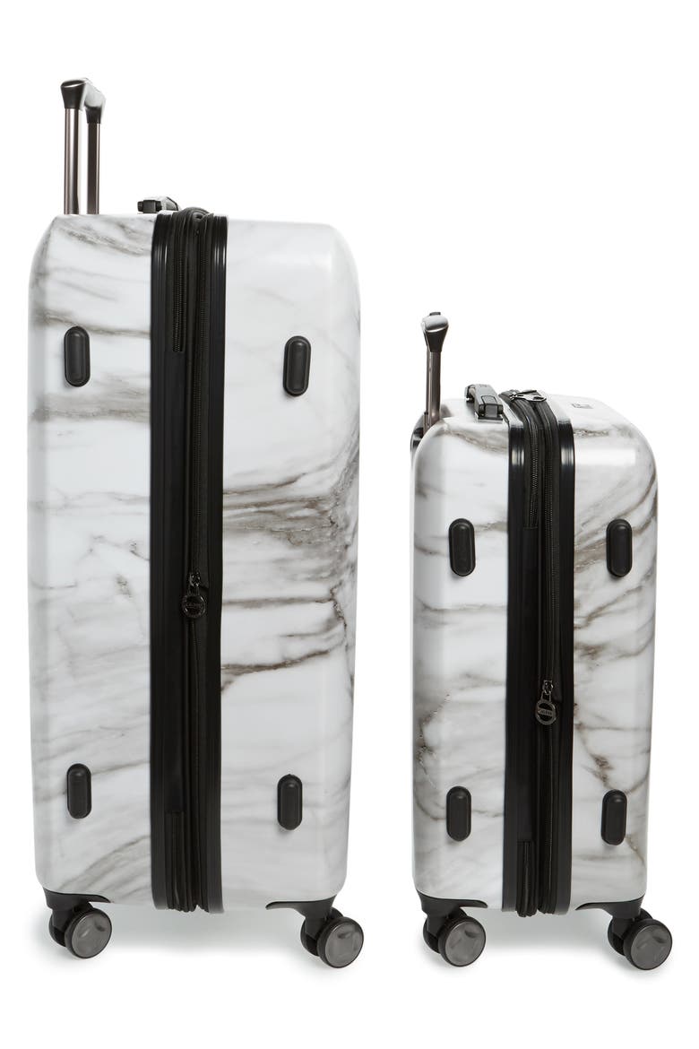 Astyll 22-Inch & 30-Inch Spinner Luggage Set, Alternate, color, MILK MARBLE