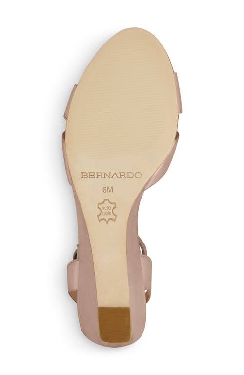 Bernardo Footwear Garcel Ankle Strap Wedge Sandal