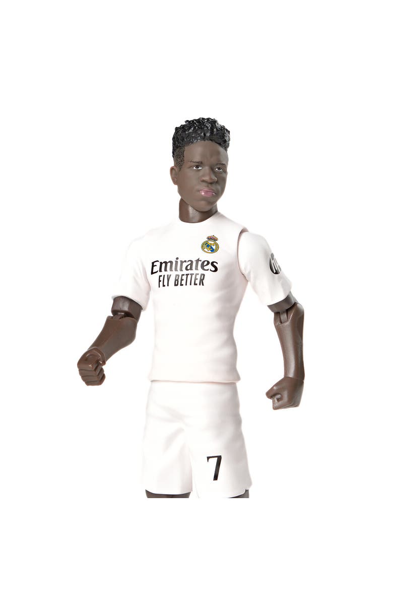 Banbo Toys SOCKERS Real Madrid CF Vinicius Junior 8" Collectible Soccer Action Figure, Alternate, color, White