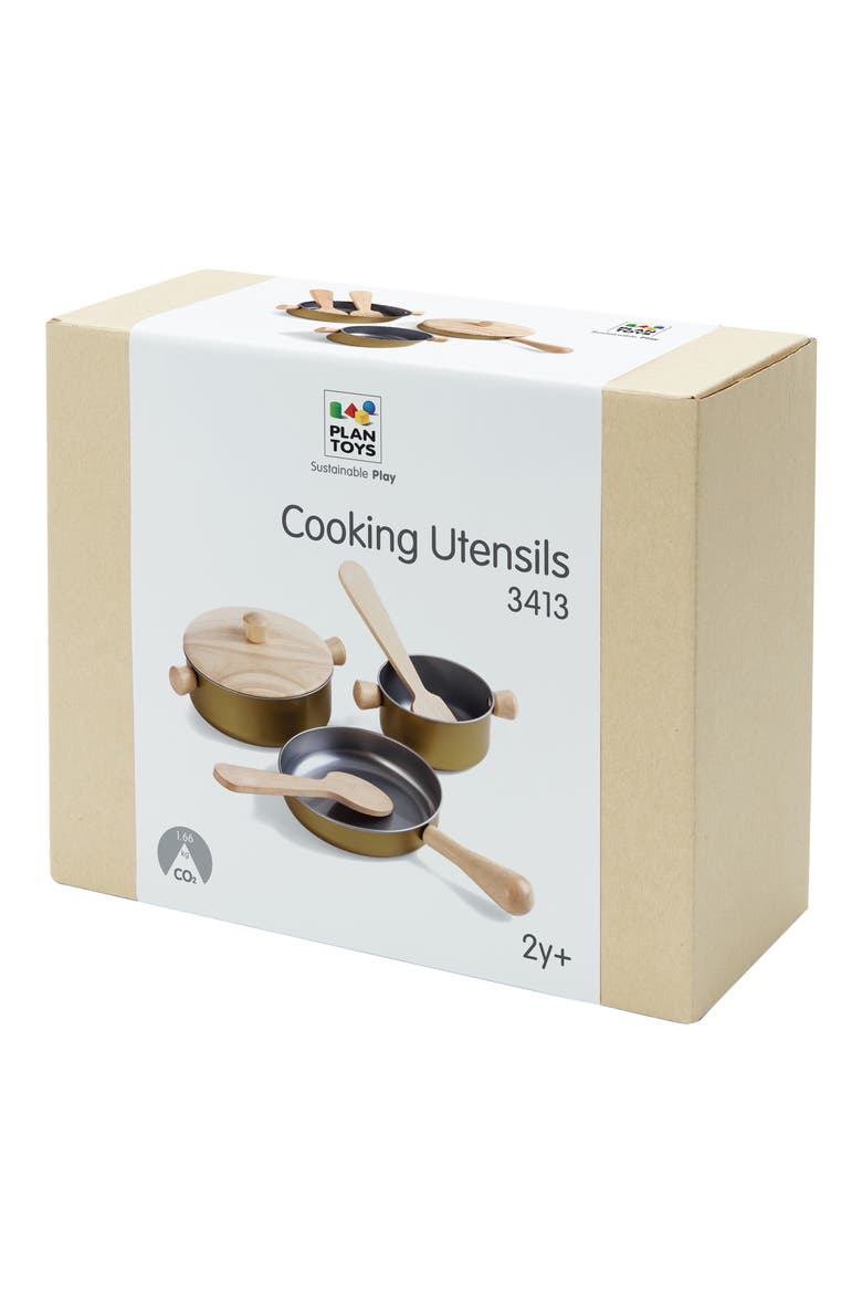 Cooking Utensil Playset, Alternate, color, NATURAL