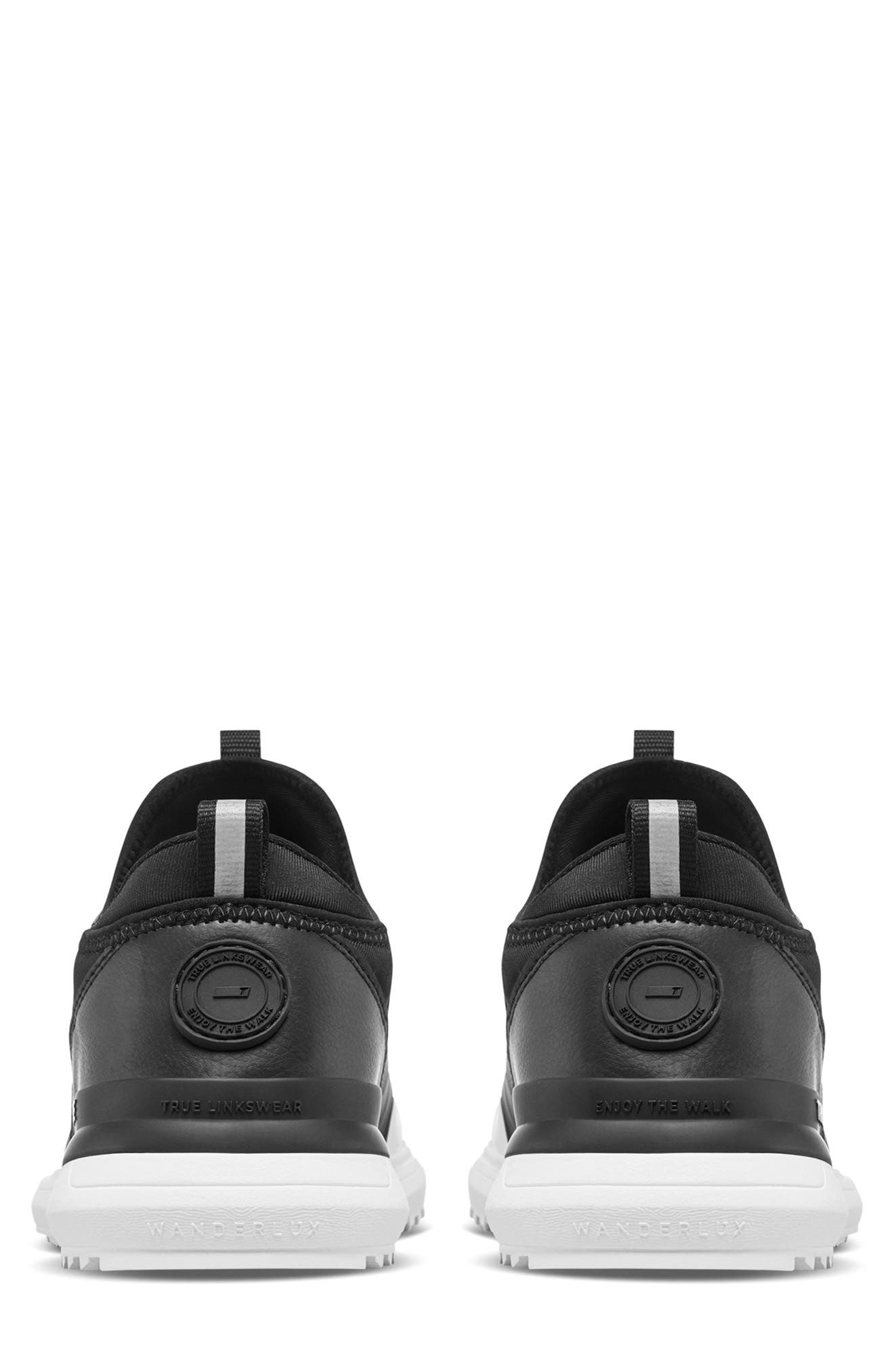 TRUE linkswear True Lux Waterproof Sneaker, Alternate, color, Black