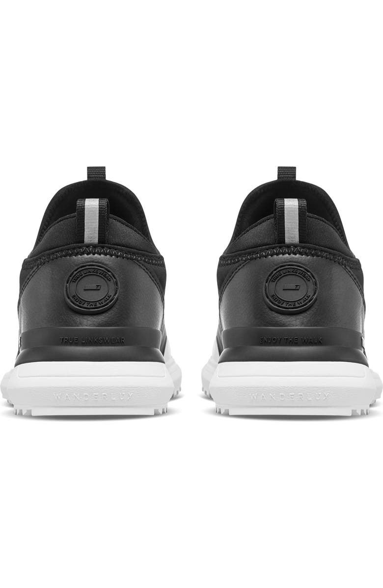 TRUE linkswear True Lux Waterproof Sneaker, Alternate, color, Black