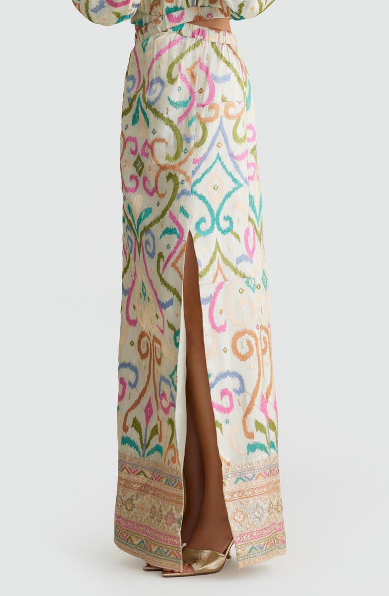 holiCHIC Blaire Embellished Long Sleeve Maxi Dress, Alternate, color, 