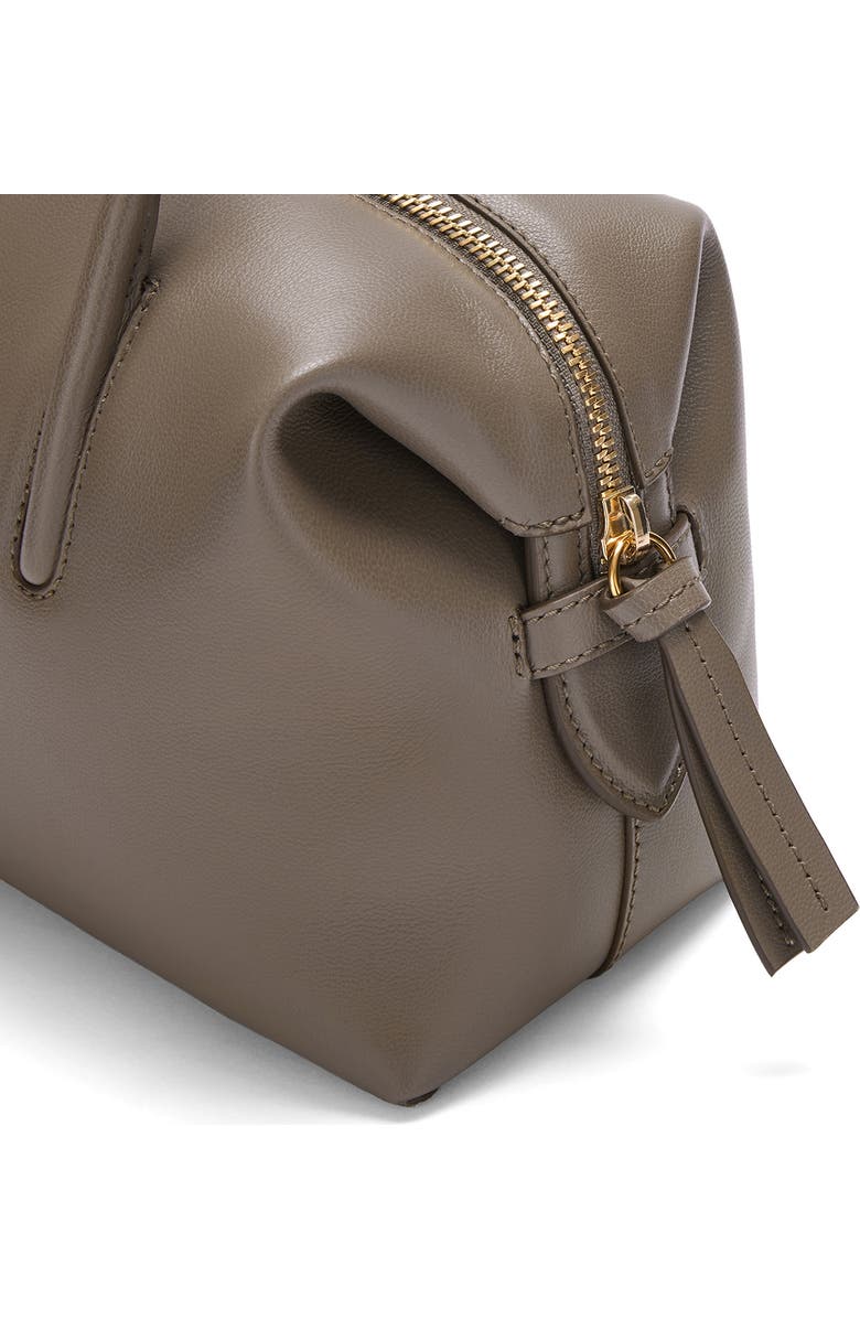 DeMellier The Small Stockholm Leather Top Handle Bag, Alternate, color, Dark Taupe