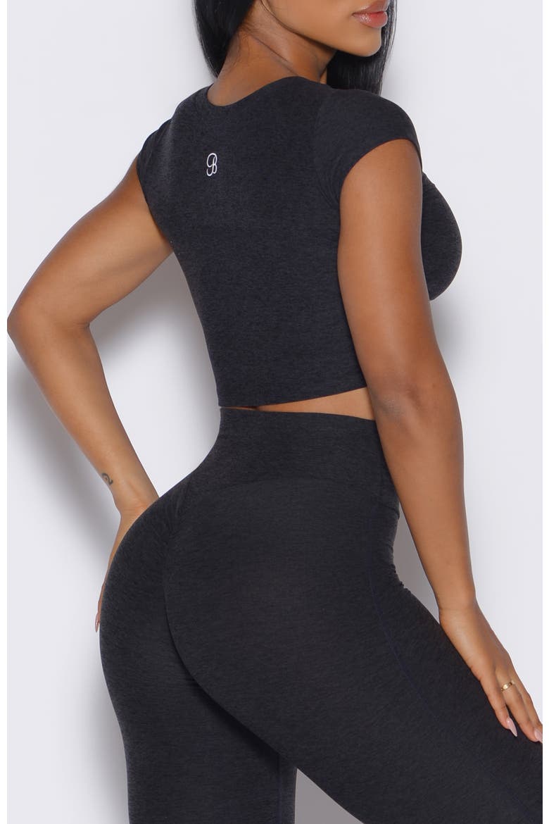 Fit Fam Active Tee, Alternate, color, Heathered Black