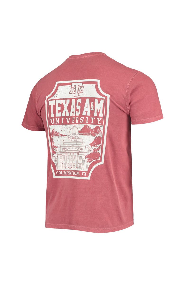 IMAGE ONE Men's Maroon Texas A&M Aggies Comfort Colors Campus Team Icon T-Shirt, Alternate, color,