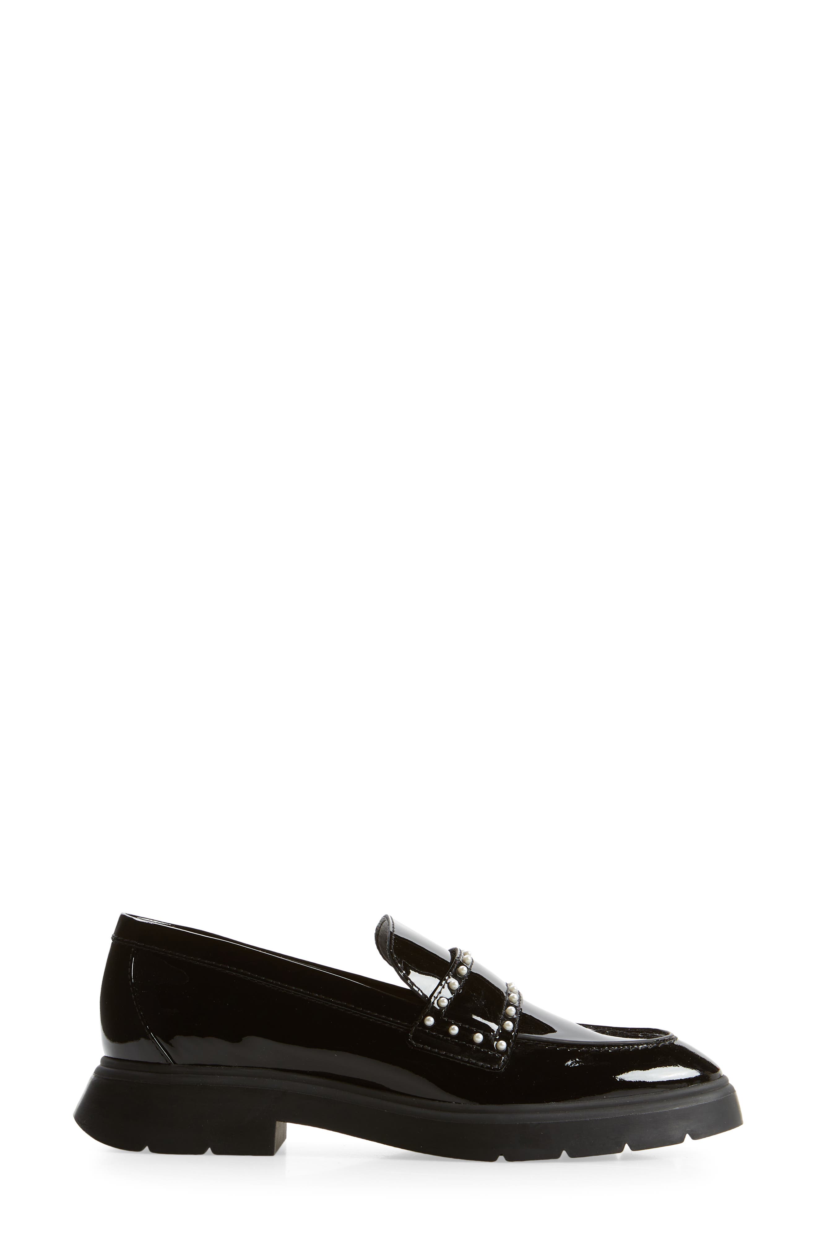 Stuart Weitzman Darcy Loafer, Alternate, color, Black