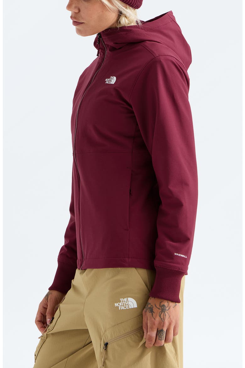 Shelbe Raschel Water Resistant Hooded Jacket, Alternate, color, BURGUNDY CRUSH