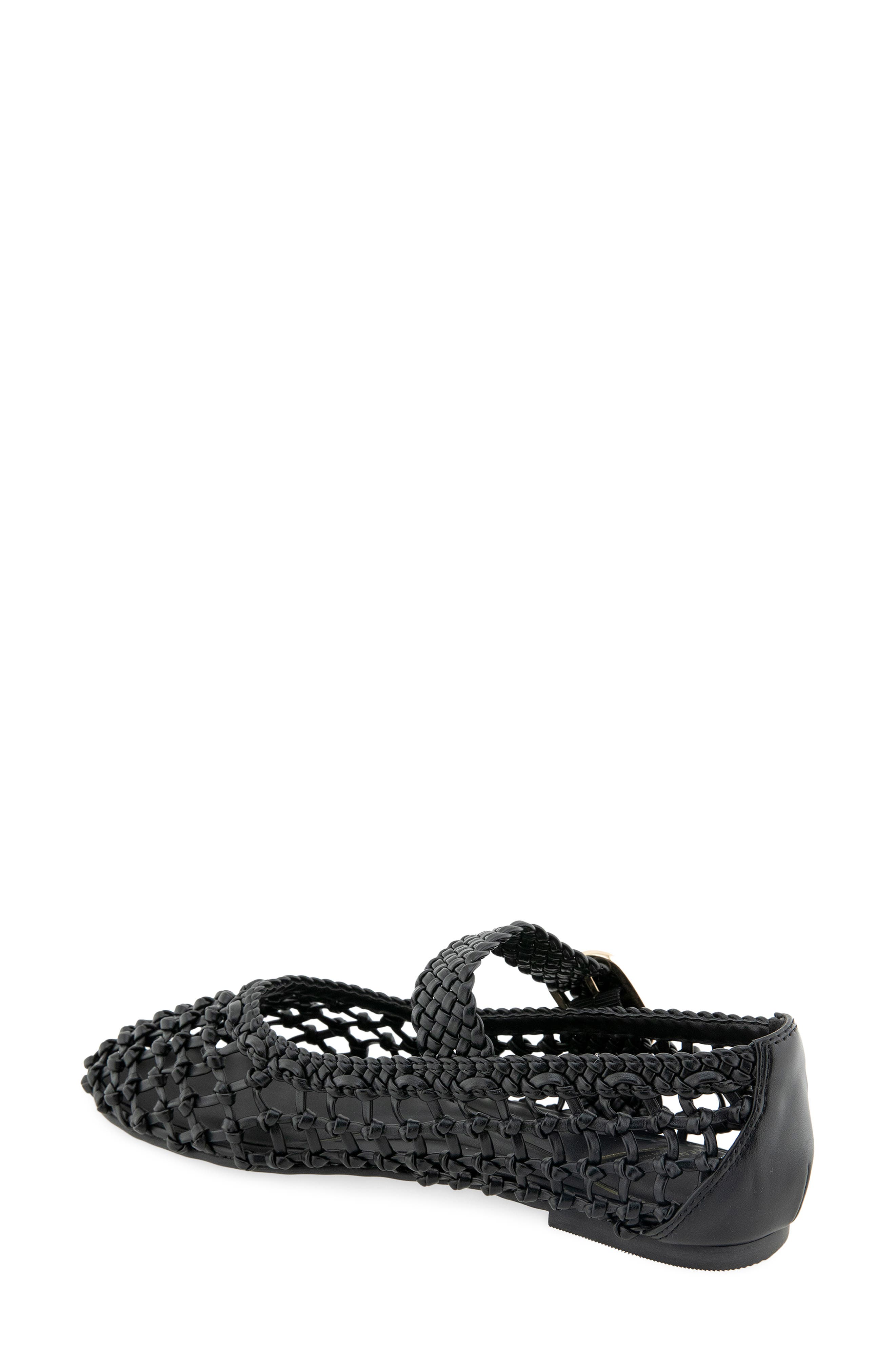 Kenneth Cole Tessa Mary Jane Flat, Alternate, color, Black Woven