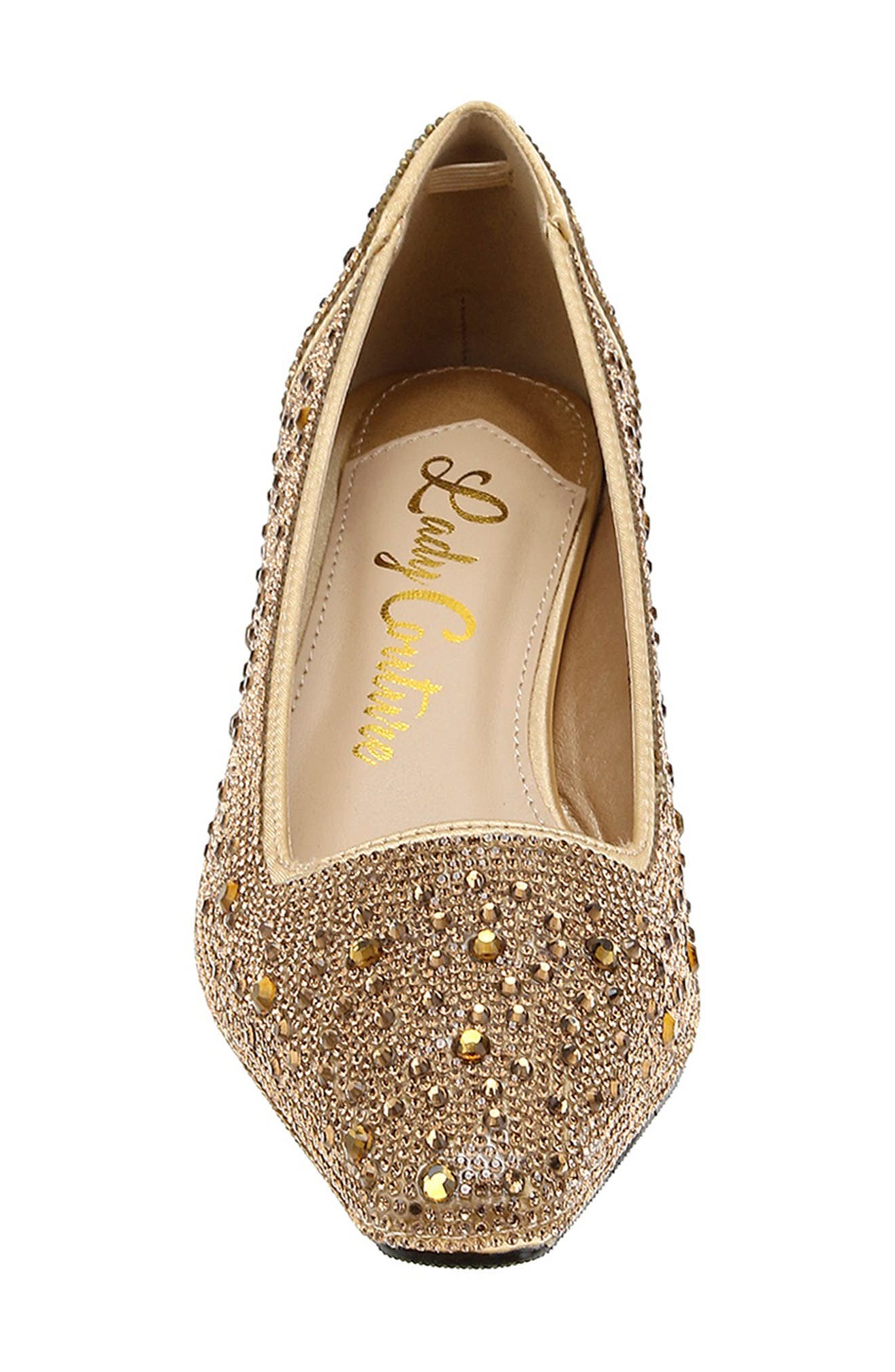 Fever Rhinestone Flat, Alternate, color, GOLD