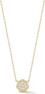 GLAZE JEWELRY Flower Cubic Zirconia Pendant Necklace