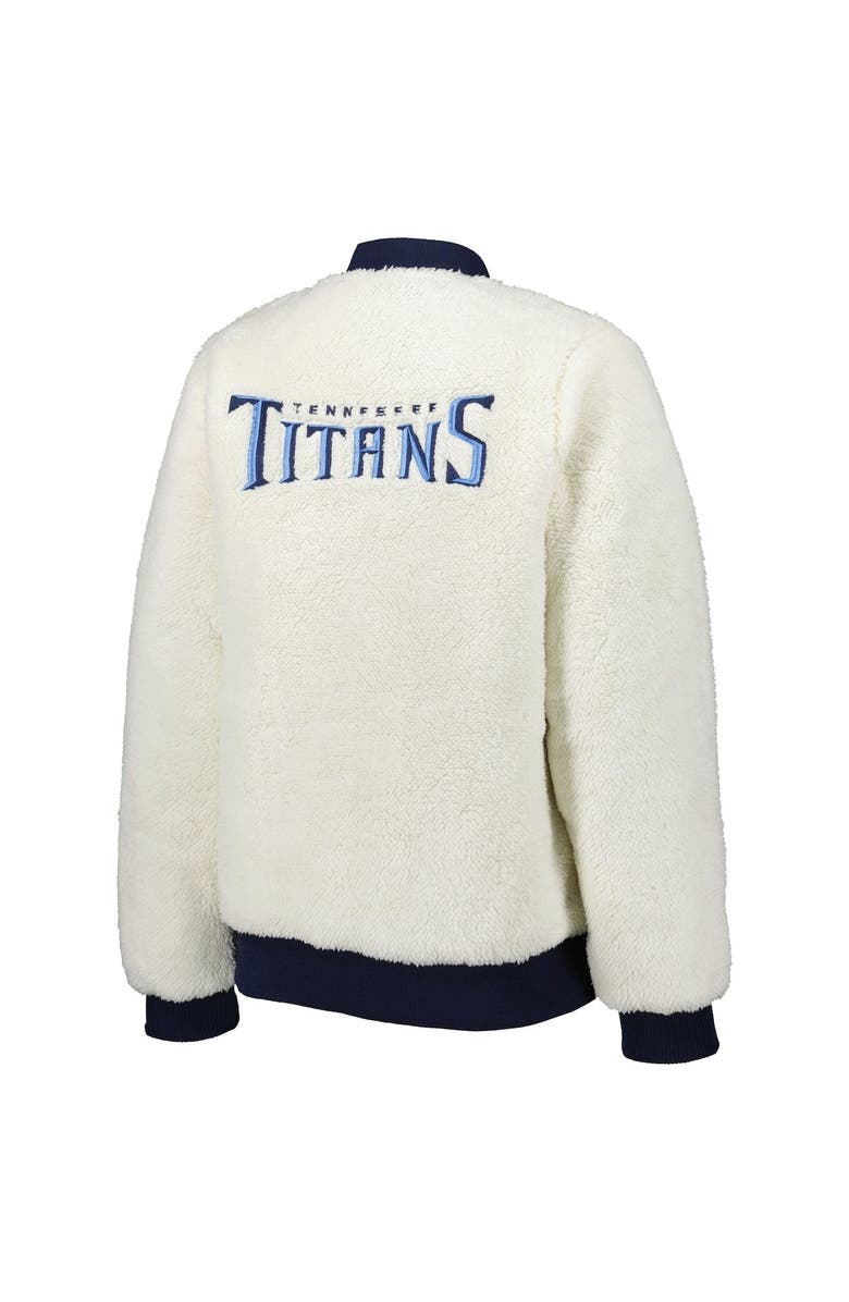 G-III 4HER BY CARL BANKS Women's G-III 4Her by Carl Banks Oatmeal/Navy Tennessee Titans Switchback Reversible Full-Zip Jacket, Alternate, color, Oatmeal
